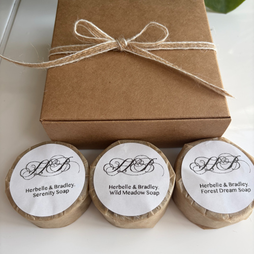 Botanical Soaps |Set of 3 | Locally Sourced | SLS‑Free